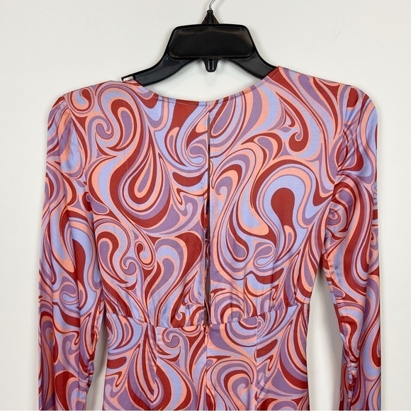 Song of Style Coraline Mini Dress in Aven Multi Swirl Size XXS - Picture 7 of 15